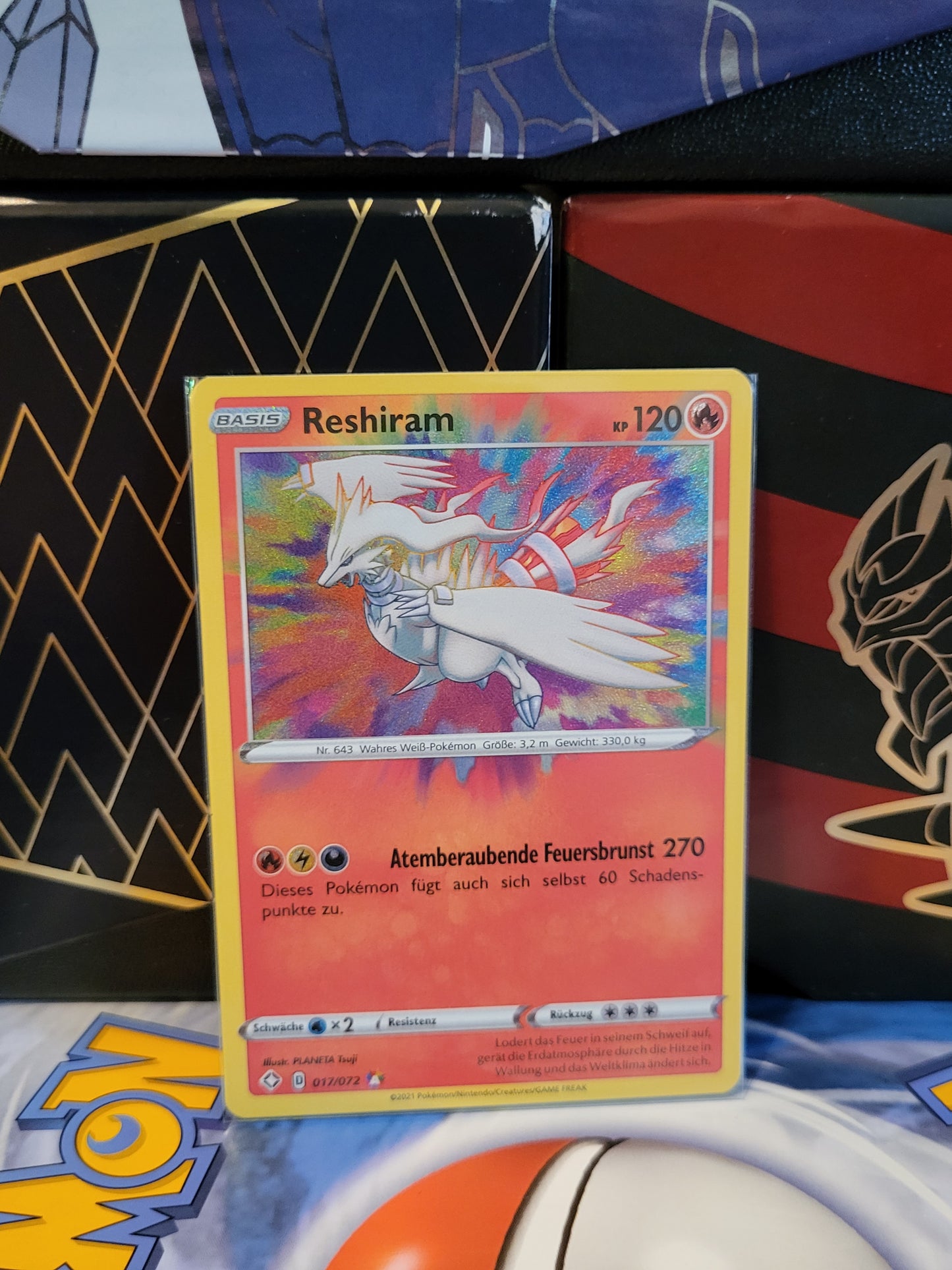 Reshiram 017/072 Glänzendes Schicksal